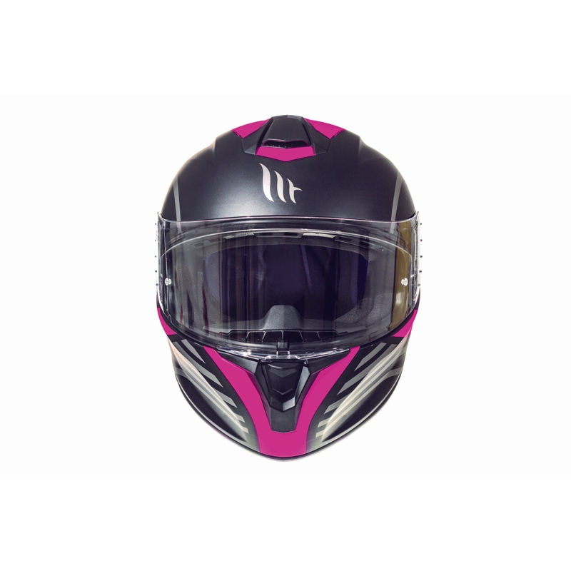 Integralna motoristička kaciga MT Targo Doppler fluo pink mat rasprodaja