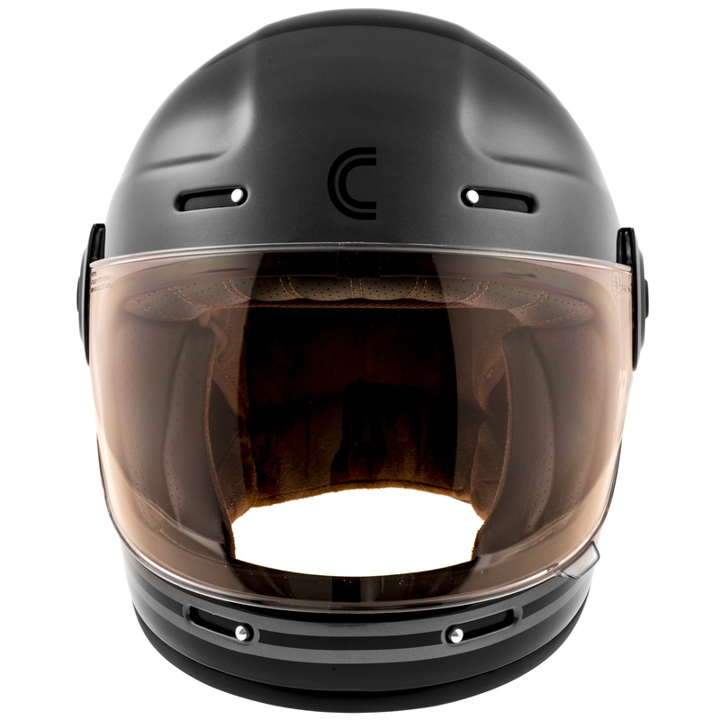 Integralna motociklistička kaciga Cassida Fiber Super Hooligan crno-siva