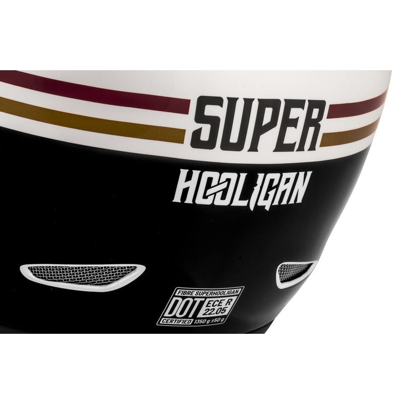 Cassida Fiber Super Hooligan integralna motociklistička kaciga crno-bakrena rasprodaja