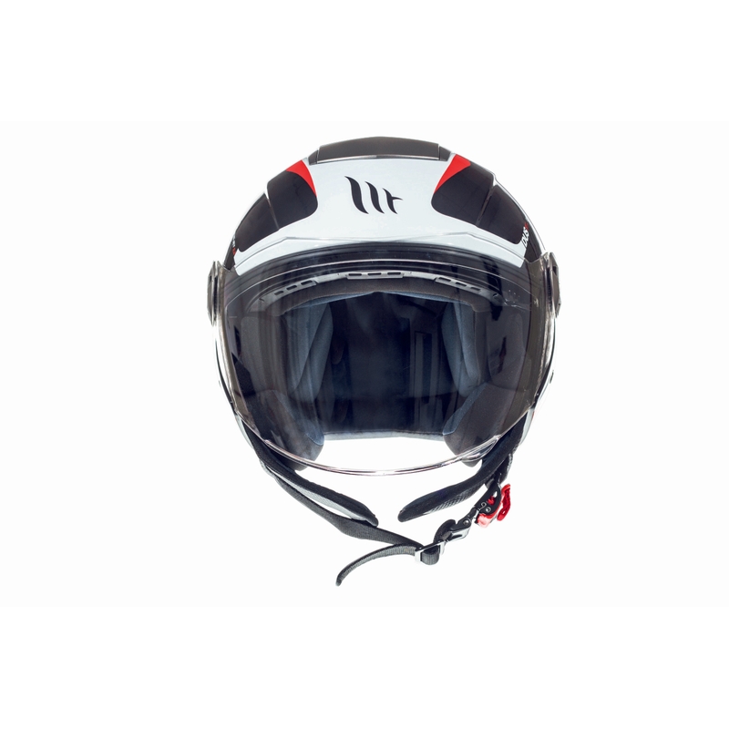 MT City Eleven SV Spark crno-bijelo-crvena otvorena motociklistička kaciga rasprodaja