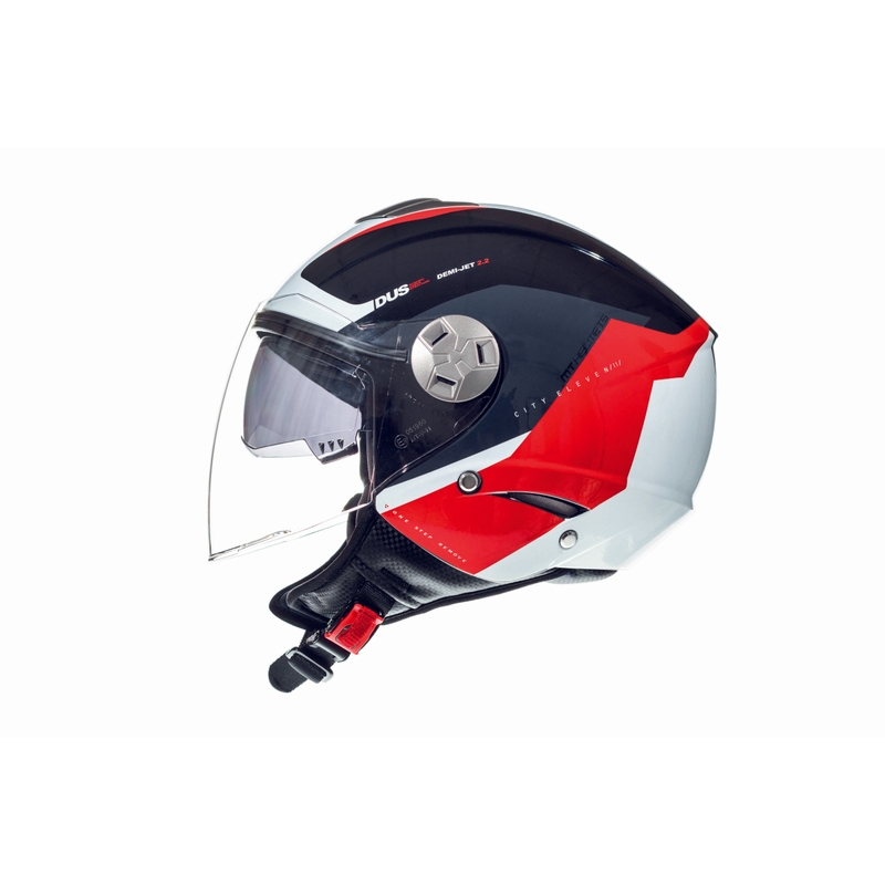 MT City Eleven SV Spark crno-bijelo-crvena otvorena motociklistička kaciga rasprodaja