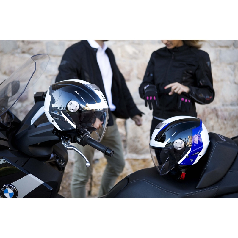 MT City Eleven SV Spark crno-bijelo-crvena otvorena motociklistička kaciga rasprodaja