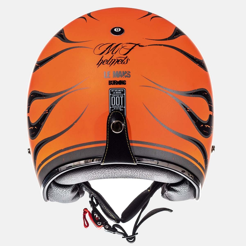 Motoristička kaciga otvorena MT LeMans SV Flaming fluo orange rasprodaja