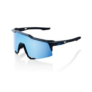 Sunčane naočale 100% SPEEDCRAFT Matte Black (HIPER plavo staklo)