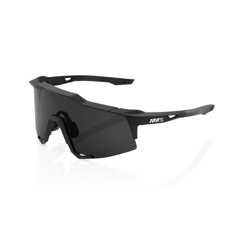 Sunčane naočale 100% SPEEDCRAFT Soft Tact Black (dimljeno staklo)