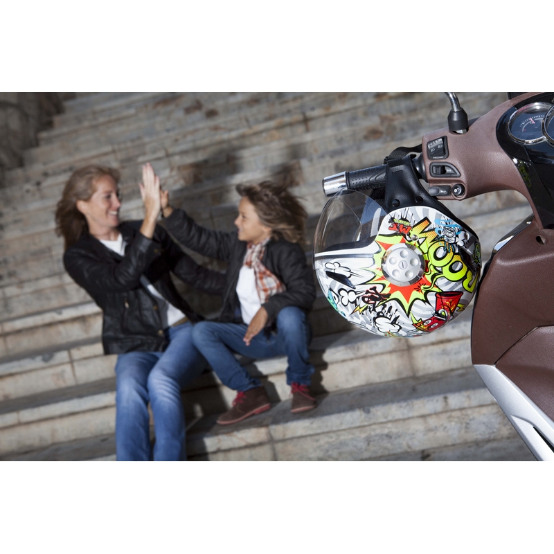 MT Urban Street Art otvorena motociklistička kaciga za djecu