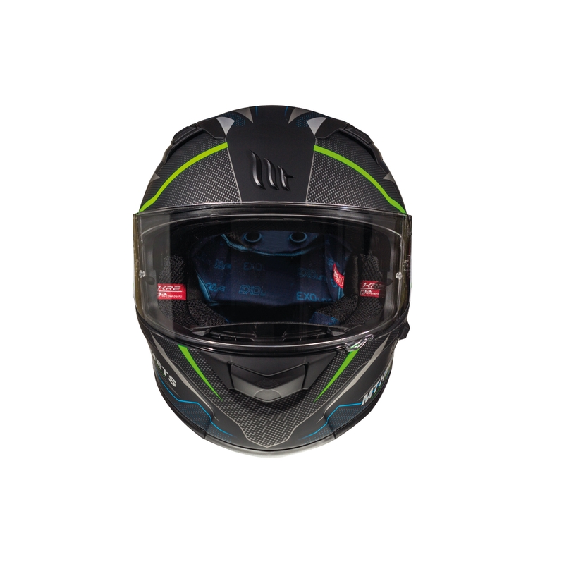 Integralna motoristička kaciga MT Kre Intrepid SV crna mat-fluo zelena rasprodaja
