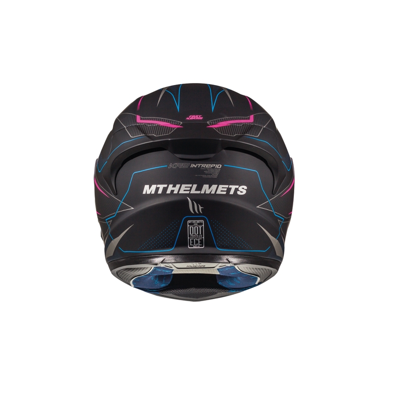 Integralna motociklistička kaciga MT Kre Intrepid SV crna mat-fluo pink