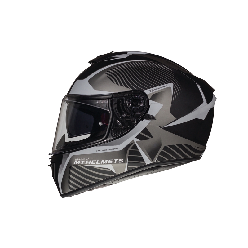 Integralna motociklistička kaciga MT Blade 2 SV Blaster crna mat-siva