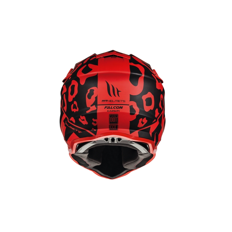 Motocross kaciga MT Falcon Karson crvena mat