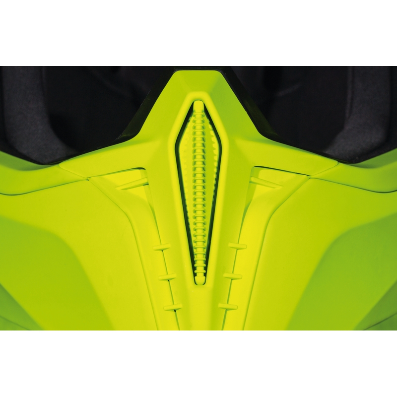 Motocross kaciga MT Falcon Karson fluo žuta mat