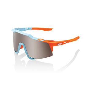 Sunčane naočale 100% SPEEDCRAFT Soft Tact Two Tone plavo-narančaste (HIPER srebrno staklo)