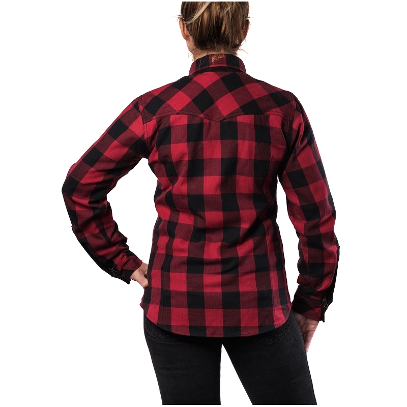 Ženska motoristička majica BROGER Alaska crno-crvena rasprodaja