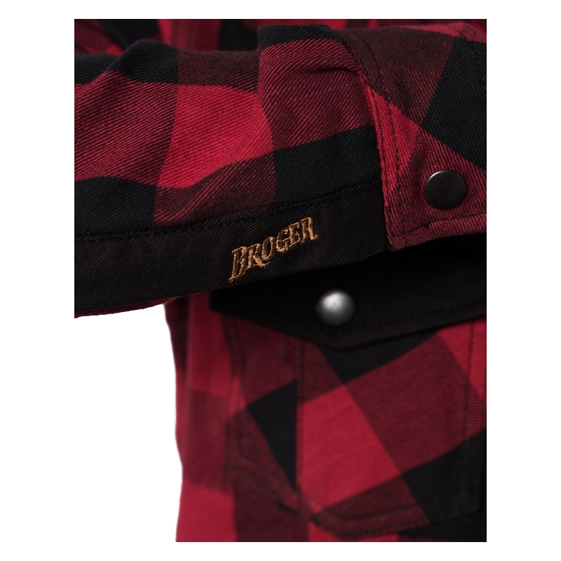 Ženska motoristička majica BROGER Alaska crno-crvena rasprodaja