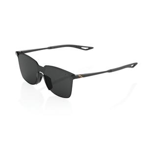 Sunčane naočale 100% LEGERE SQUARE Polished Black (zatamnjene leće)