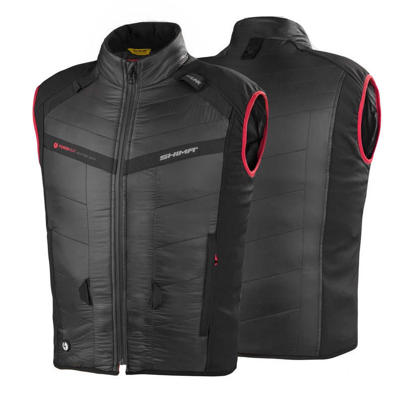 Grijani prsluk Shima Powerheat Vest crno-crveni