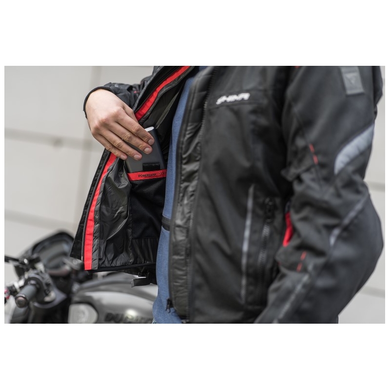 Grijani prsluk Shima Powerheat Vest crno-crveni