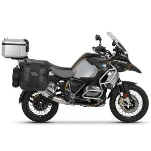 Complete set of SHAD TERRA TR40 adventure saddlebags and SHAD TERRA aluminium 48L topcase, including mounting kit SHAD BMW R 1200 GS Adventure/ R 1250 GS Adventure