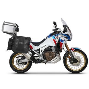 Complete set of SHAD TERRA TR40 adventure saddlebags and SHAD TERRA aluminium 55L topcase, including mounting kit SHAD HONDA CRF 1100 Africa Twin