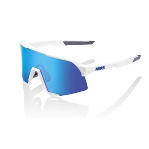 Sunčane naočale 100% S3 Matte White bijele (HIPER plavo staklo)