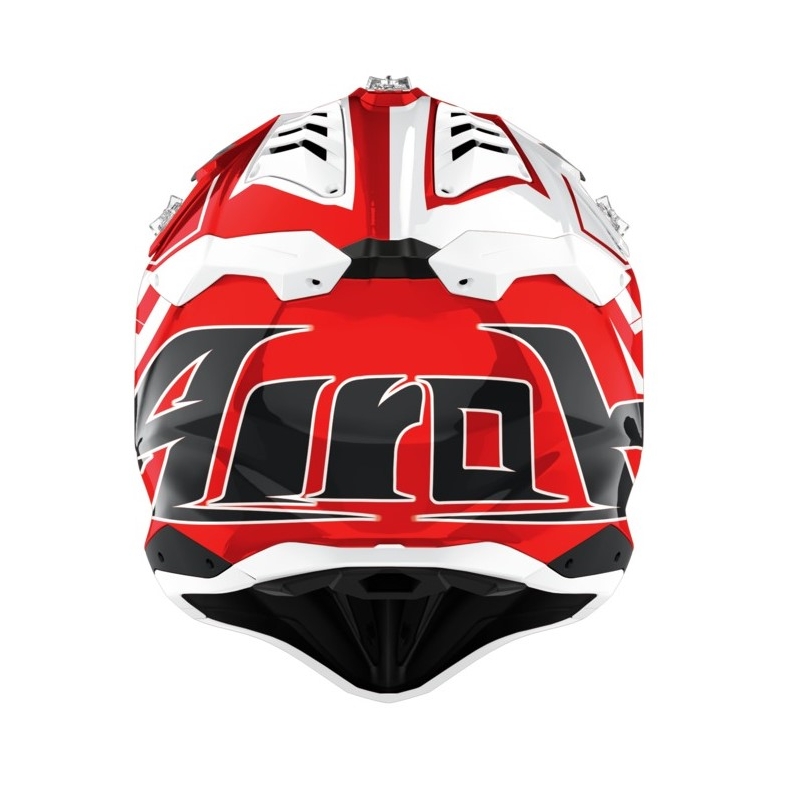 Airoh Aviator 3.0 Rampage Motocross kaciga 2021 crveno bijela rasprodaja