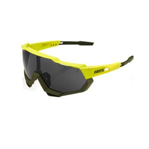 Sunčane naočale 100% SPEEDTRAP žuto-crne (crno staklo)
