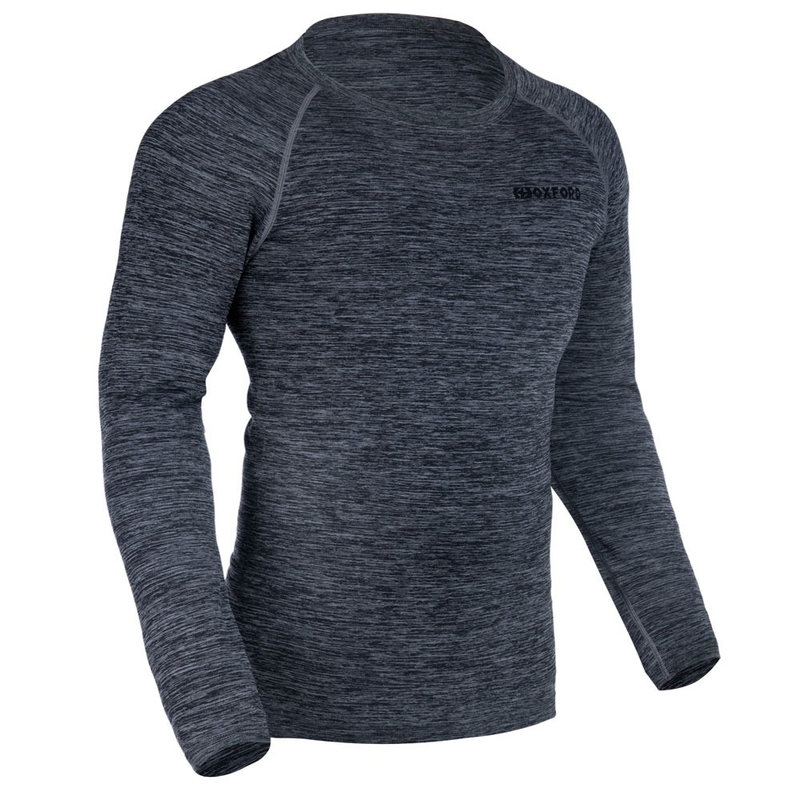 Termo majica Oxford Advanced Base Layer crno-siva - dugi rukav