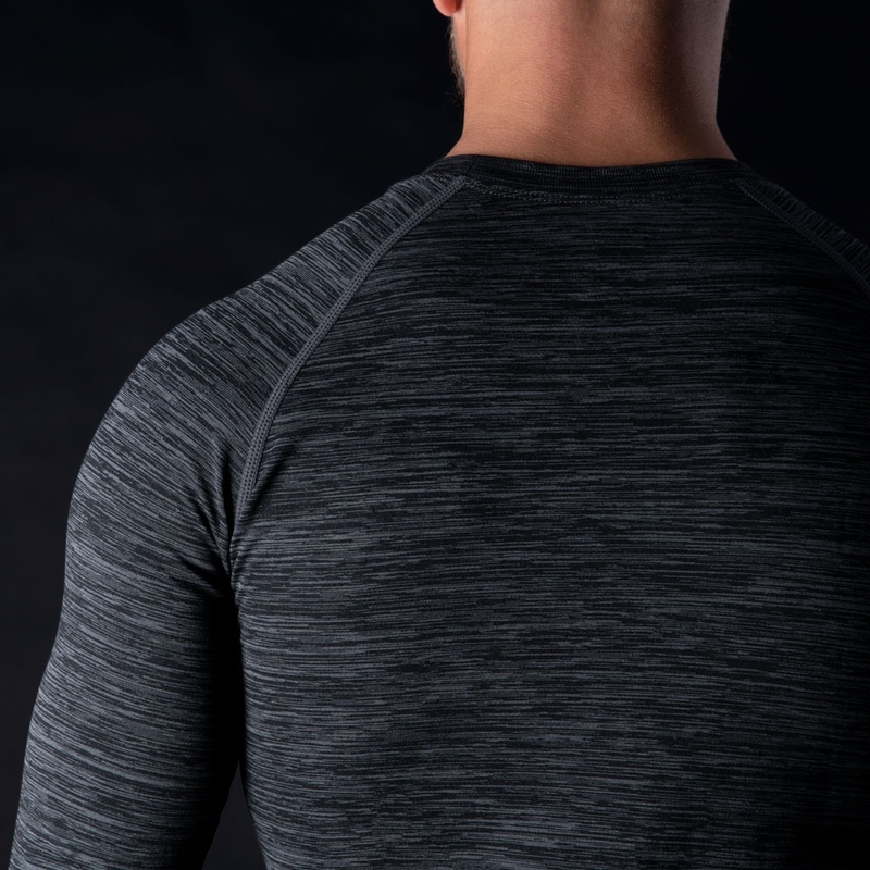 Termo majica Oxford Advanced Base Layer crno-siva - dugi rukav