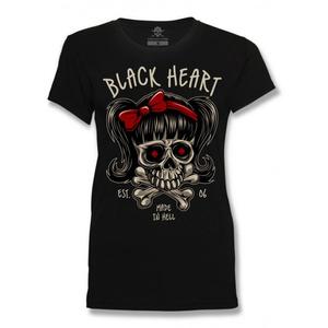 Ženska majica Black Heart Sandy crna