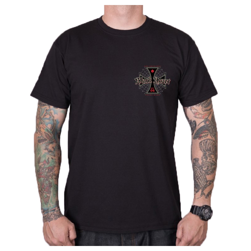Muška majica Black Heart Red Devil crna rasprodaja