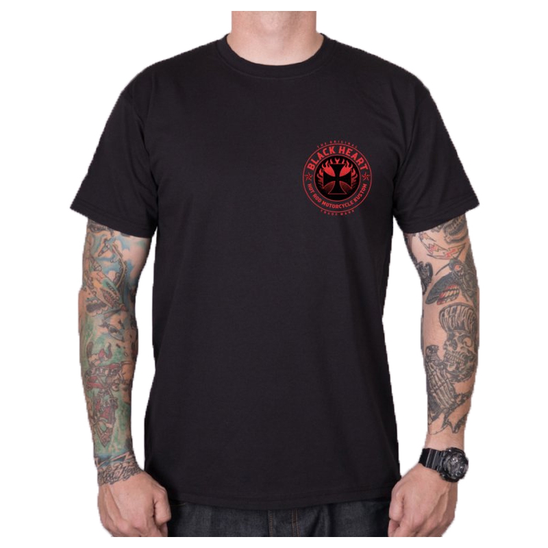 Muška majica kratkih rukava Black Heart Hellman crna