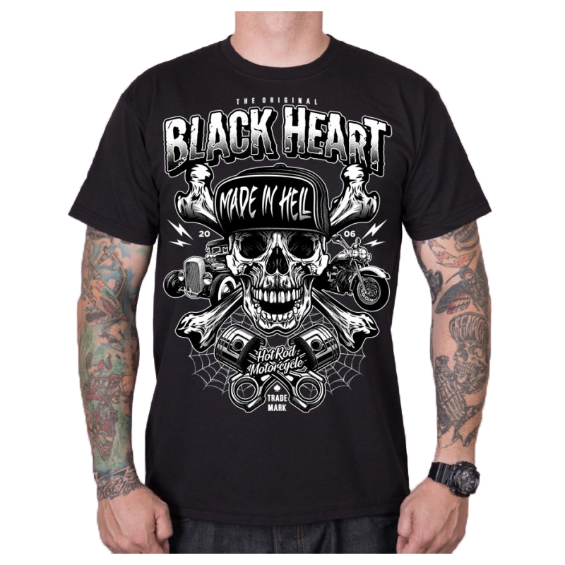 Muška majica kratkih rukava Black Heart Sinner crna
