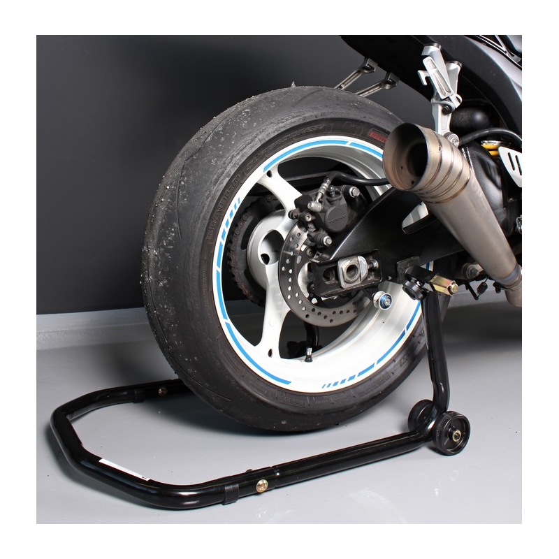 Set stalka za motocikle R-TOOL prednji + stražnji s kotačima - II. kvaliteta