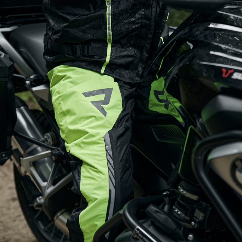 Motociklističke kišne hlače Rebelhorn Patrol fluo žuto-crne