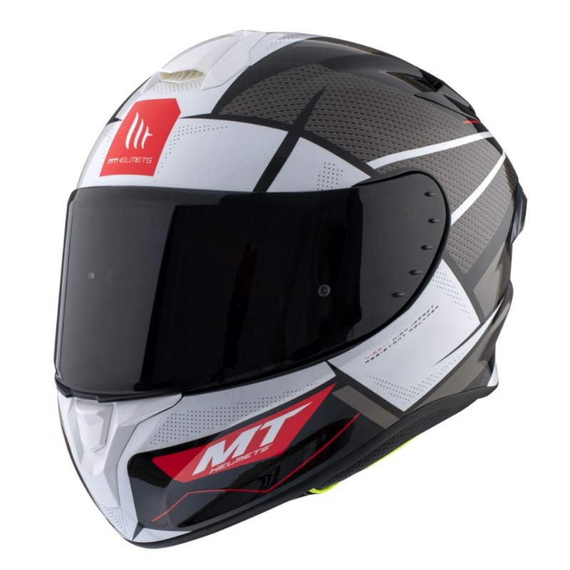 Integralna motociklistička kaciga MT FF106 Pro Targo Pro Podium B0 crno-bijela rasprodaja