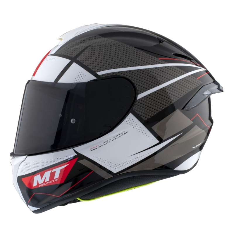 Integralna motociklistička kaciga MT FF106 Pro Targo Pro Podium B0 crno-bijela rasprodaja