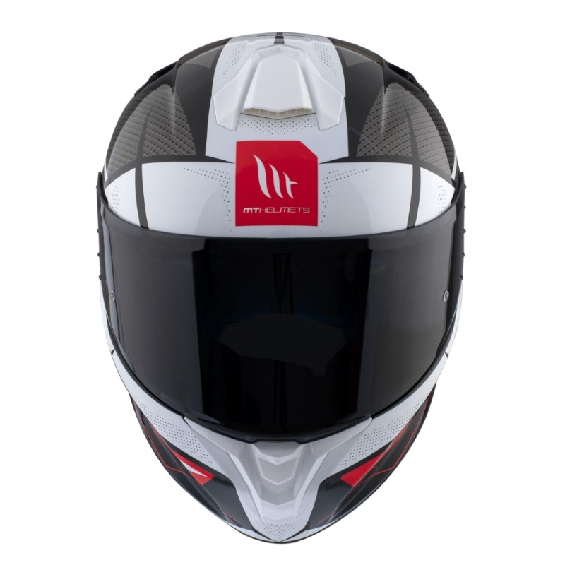 Integralna motociklistička kaciga MT FF106 Pro Targo Pro Podium B0 crno-bijela rasprodaja