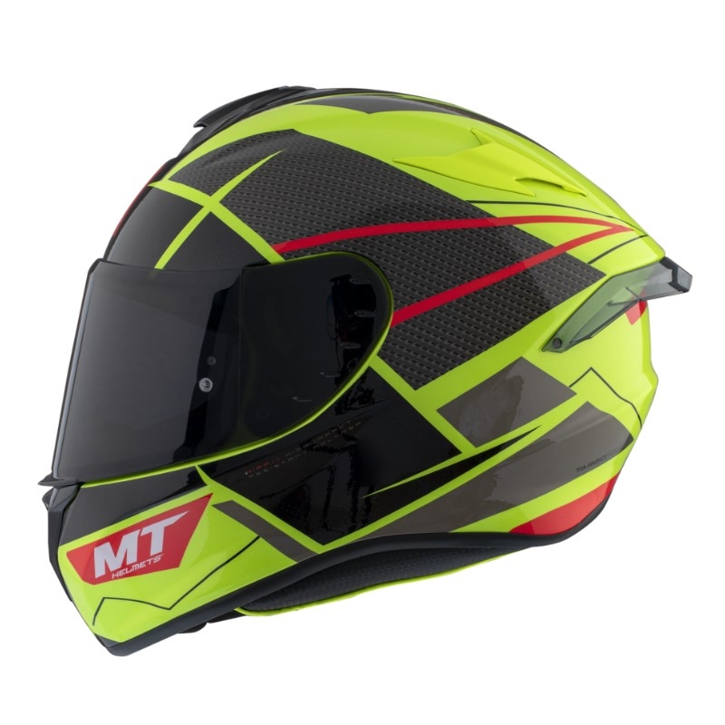 Integralna motociklistička kaciga MT FF106 Pro Targo Pro Podium D1 fluo žuto-crveno-crna rasprodaja