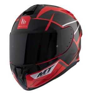 Integralna motociklistička kaciga MT FF106 Pro Targo Pro Podium D5 crveno-crna