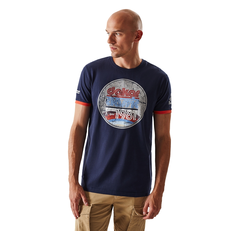 Majica kratkih rukava DAKAR Classic tamnoplava