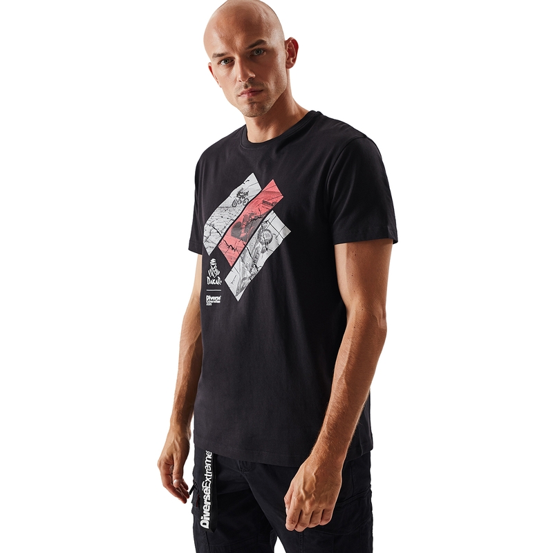 Majica kratkih rukava DAKAR DKR 1222 crna