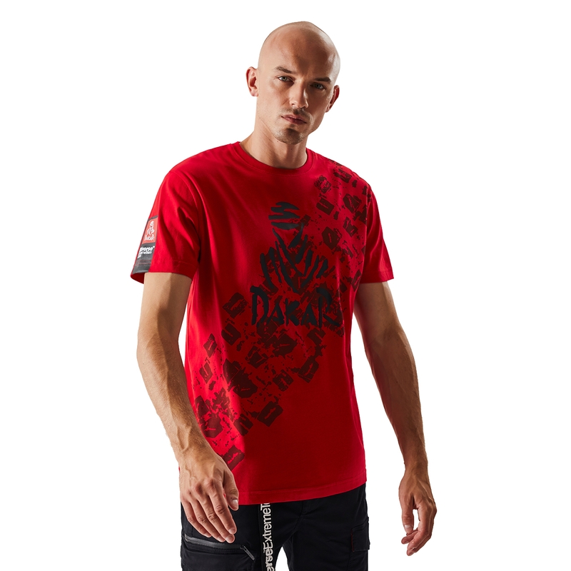 Majica kratkih rukava DAKAR DKR 0322 crvena
