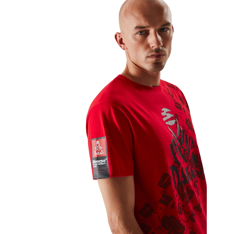 Majica kratkih rukava DAKAR DKR 0322 crvena