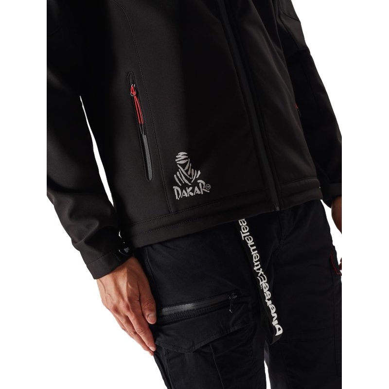 Muška softshell jakna DAKAR Sotix crveno-crna