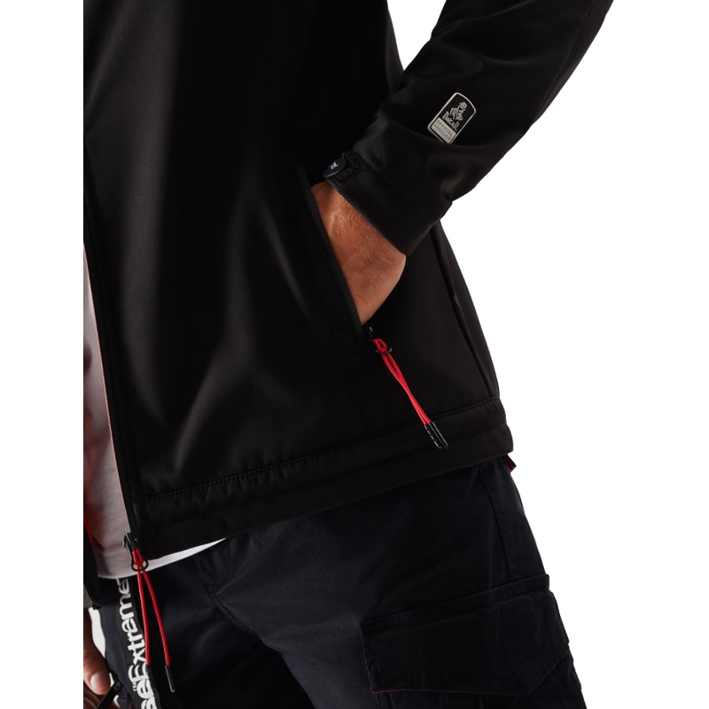 Muška softshell jakna DAKAR Sotix crveno-crna