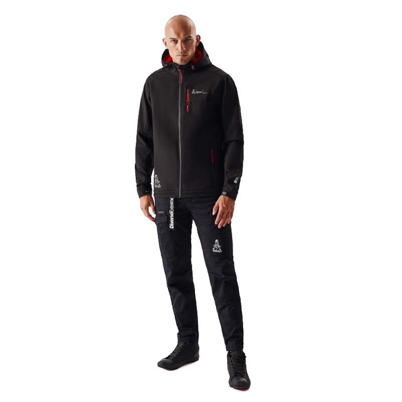 Muška softshell jakna DAKAR Sotix crveno-crna