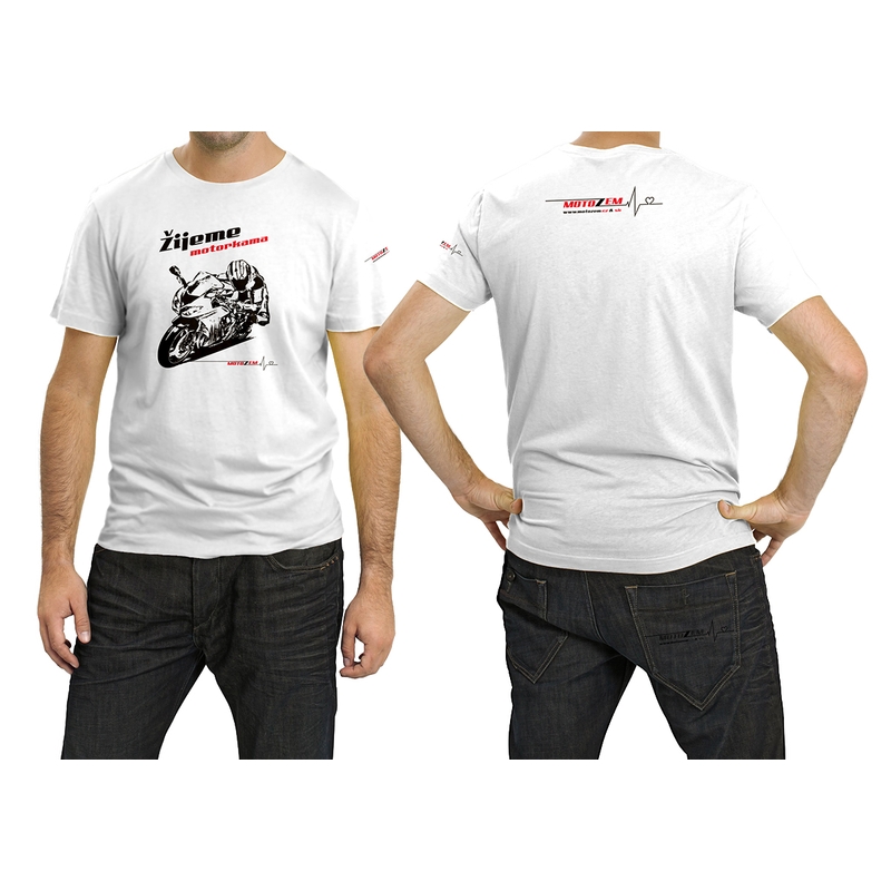 Majica MotoZem živimo sa supersportskim motorima