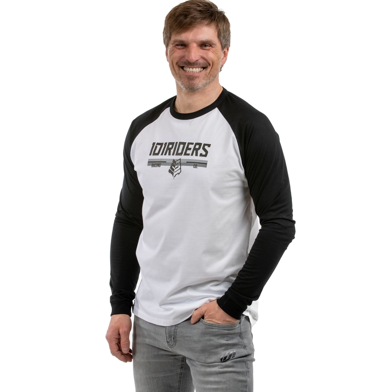 Majica kratkih rukava 101 Riders Changer crno-bijela rasprodaja