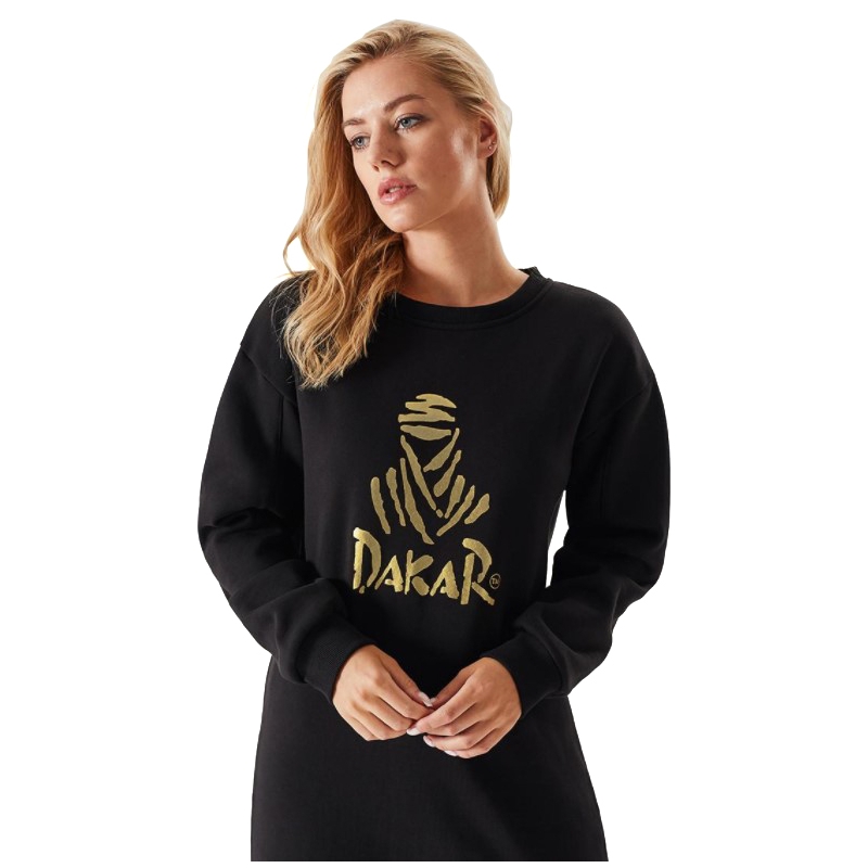Ženska sweatshirt haljina Dakar VIP 15 crna