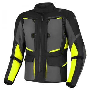 Shima Hero 2.0 motoristička jakna crno-siva-fluo žuta